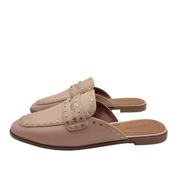 Coach Women's Fiona Leather Loafer Slide Shoes - 11B - Picture 2 of 10